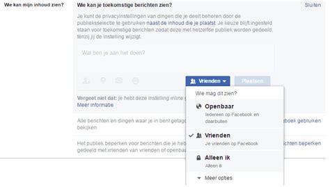 Aanpassen wie het gedeelte Vrienden kan zien op Facebook